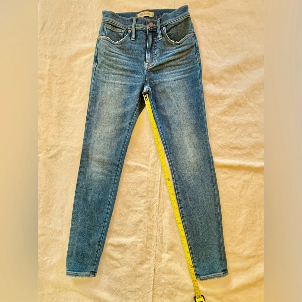 Madewell Women's Blue Jeans 9” High-Rise Skinny Size 26 NWT - Picture 10 of 16
